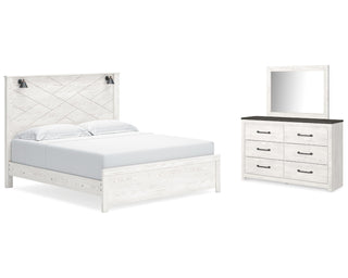 Gerridan King Panel Bed, Dresser and Mirror