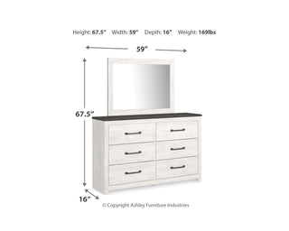 Gerridan King Panel Bed, Dresser, Mirror, Chest and 2 Nightstands