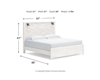 Gerridan King Panel Bed, Chest and 2 Nightstands