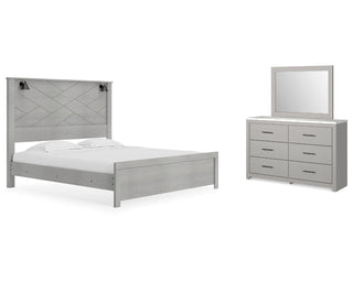 Cottonburg King Panel Bed, Dresser and Mirror