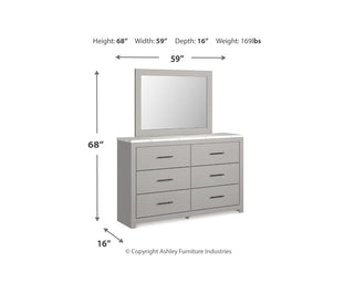 Cottonburg Dresser and Mirror