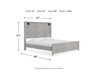 Cottonburg King Panel Bed, Dresser and Mirror
