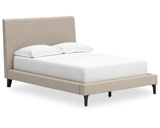 Cielden Full Upholstered Bed with Roll Slats