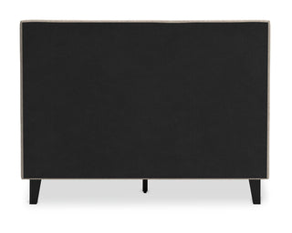 Cielden Full Upholstered Bed with Roll Slats