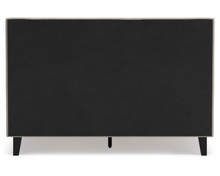 Cielden Queen Upholstered Bed with Roll Slats