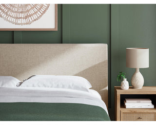 Cielden King Upholstered Bed with Roll Slats