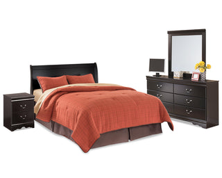 Huey Vineyard Queen Sleigh Headboard, Dresser, Mirror and Nightstand