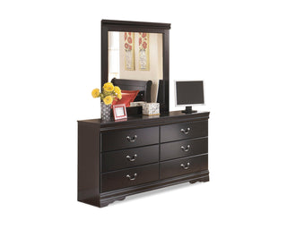 Huey Vineyard Twin Sleigh Headboard, Dresser and Mirror