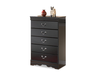 Huey Vineyard Full Sleigh Headboard, Chest and Nightstand