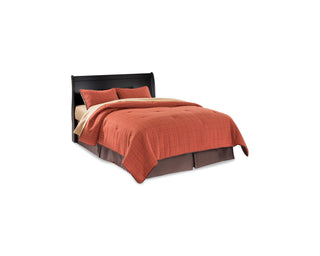 Huey Vineyard Queen Sleigh Headboard with Dresser, Mirror and 2 Nightstands
