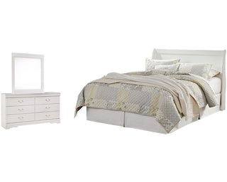 Anarasia Queen Sleigh Headboard, Dresser and Mirror