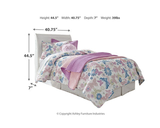 Anarasia Twin Sleigh Headboard, Dresser and Mirror
