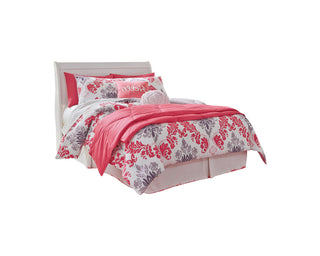 Anarasia Full Sleigh Headboard, Dresser and Mirror