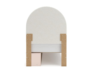 Wistenpine Twin Upholstered Panel Bed with Storage