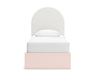 Wistenpine Twin Upholstered Panel Bed with Storage