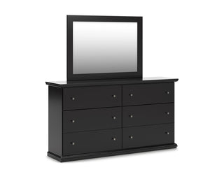 Maribel Twin Panel Bed, Dresser, Mirror and Nightstand