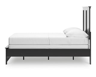 Maribel Full Panel Bed, Dresser and Mirror