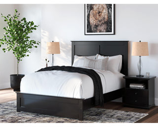 Maribel Full Panel Bed, Dresser, Mirror and Nightstand