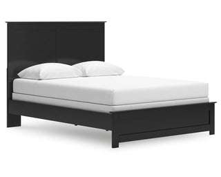 Maribel Queen Panel Bed with Dresser, Mirror and Nightstand
