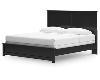 Maribel King Panel Bed with Dresser and Mirror