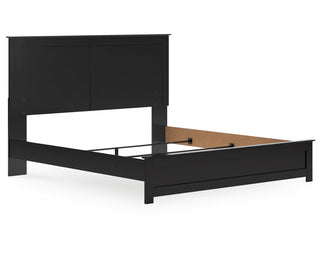 Maribel King Panel Bed with Dresser and Mirror