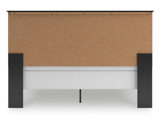 Maribel King Panel Bed with Dresser and Mirror