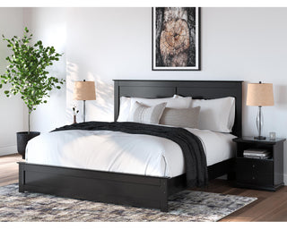 Maribel King Panel Bed, Dresser, Mirror and Nightstand