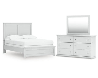 Bostwick Shoals Full Panel Bed, Dresser and Mirror