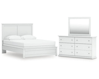 Bostwick Shoals Queen Panel Bed, Dresser and Mirror