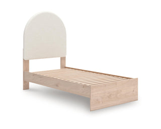 Arloster Twin Upholstered Panel Bed