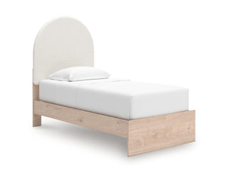 Arloster Twin Upholstered Panel Bed
