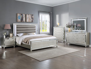 SETB1680 CRISTIAN QUEEN BEDROOM GROUP CHAMPAGNE
