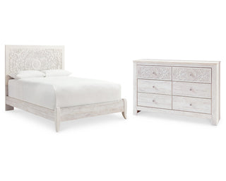 Paxberry Queen Panel Bed and Dresser