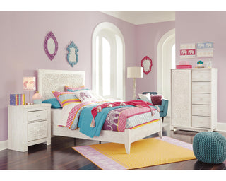 Paxberry Full Panel Bed, Chest and Nightstand