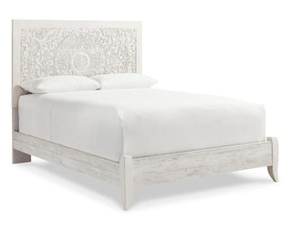 Paxberry Queen Panel Bed and 2 Nightstands