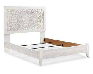 Paxberry Queen Panel Bed and 2 Nightstands