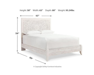 Paxberry Queen Panel Bed and Chest