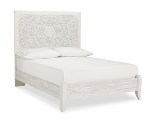 Paxberry Full Panel Bed and Nightstand