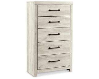 Cambeck King Panel Bed with Storage, Chest and Nightstand