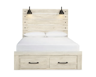 Cambeck Queen Panel Bed with 2 Storage Drawers