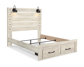 Cambeck Queen Panel Bed with 2 Storage Drawers