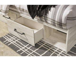 Cambeck King Panel Bed with Storage, Chest and Nightstand