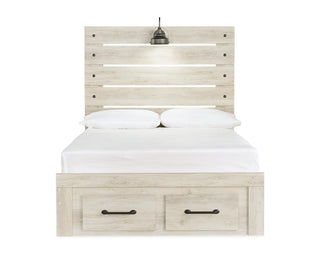 Cambeck Full Panel Bed with 2 Storage Drawers