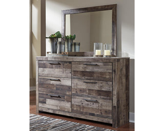 Derekson King Panel Headboard, Dresser, Mirror and Nightstand