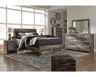 Derekson King Panel Bed with 2 Storage Drawers