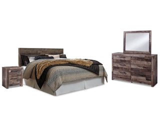 Derekson King Panel Headboard, Dresser, Mirror and Nightstand