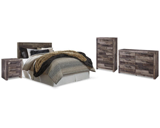 Derekson Queen Panel Headboard, Dresser, Chest and Nightstand