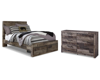 Derekson Full Panel Storage Bed and Dresser