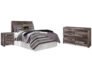 Derekson Full Panel Headboard, Dresser and Nightstand