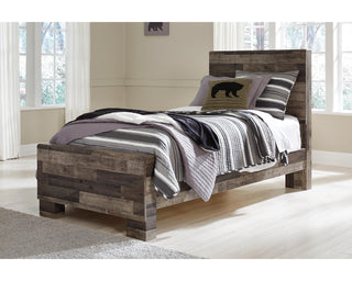 Derekson Twin Panel Bed, Dresser and Nightstand